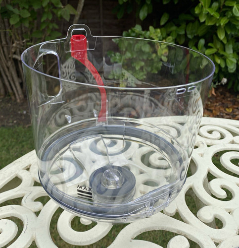 Clear plastic food processor - clear,