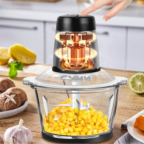 Glass bowl food processor - glass,
