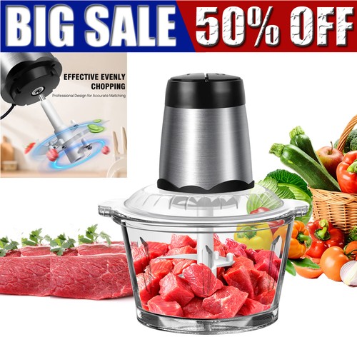 Electric mini chopper glass - electric,